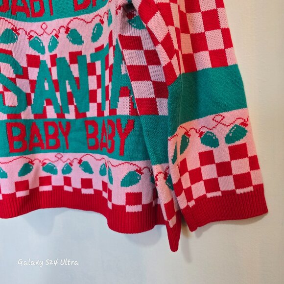 Womens Christmas sweater Santa Baby! Size XXL - Picture 6 of 7